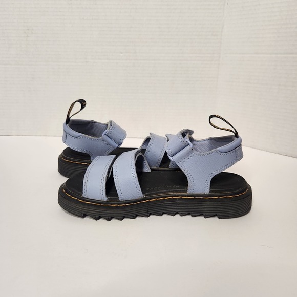 Doc Martens Sandals Klaire J Sandals Girl's Size 3 Blue Adjustable Straps - Picture 2 of 8